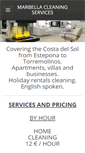 Mobile Screenshot of marbellacleaningservices.com